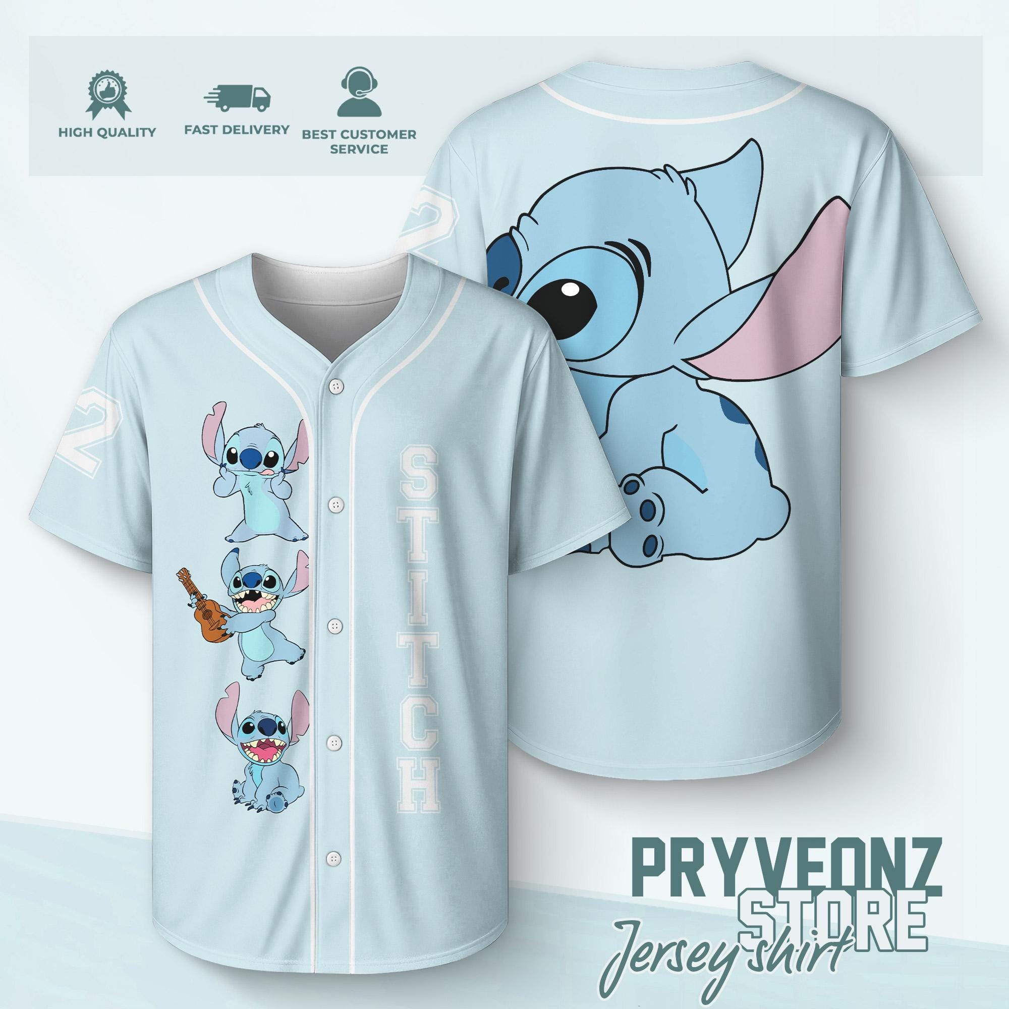 Lilo and stitch baseball jersey - Etsy 日本
