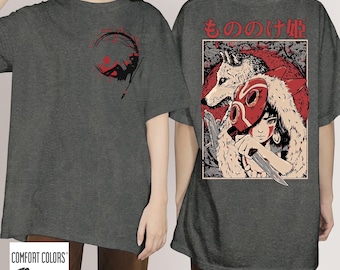 Camiseta vintage de la Princesa Mononoke, sudadera, sudadera con capucha, camiseta de Studio Ghibli, camiseta de Mononoke, camiseta de regalo de Studio Ghibli, camiseta Y2K