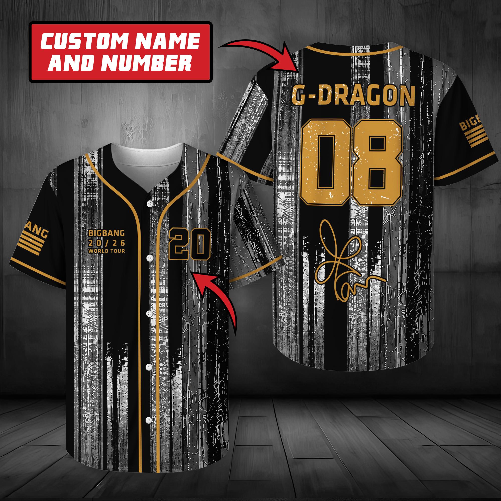 Bigbang Baseball Jersey - Etsy