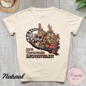 Camiseta retro de Big Thunder Mountain, camiseta vintage del ferrocarril de Big Thunder Mountain, camiseta del Reino Mágico