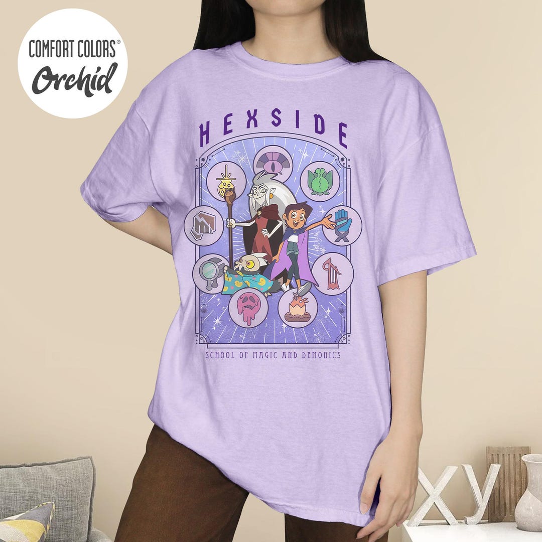 Vintage Hexside School of Magic and Demonics Shirt, the Owl House Shirt ...