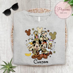 Animal Kingdom Mickey and Friends Shirt Mickey Minnie Animal Kingdom Family Tee