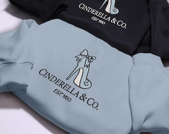 Cinderela e Cia EST 1950 Moletom Bordado Princesa Cinderela Presente