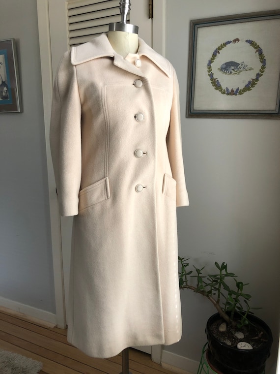 Cream Cashmere Coat