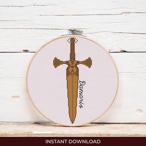 Damaris Cross Stitch Pattern