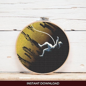 Project Hail Mary Patch Cross Stitch Pattern