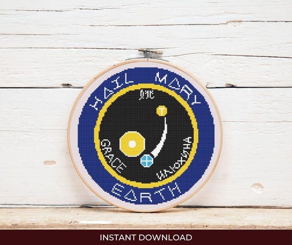 Project Hail Mary Patch Cross Stitch Pattern - Etsy UK