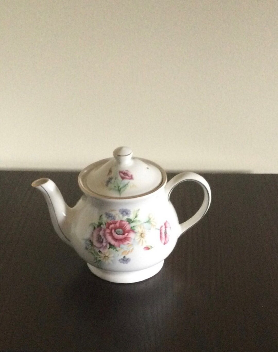 Vintage sadler Tea Pot Floral Design windsor England Tea Etsy