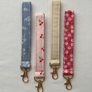 Fabric Wristlet Keychain