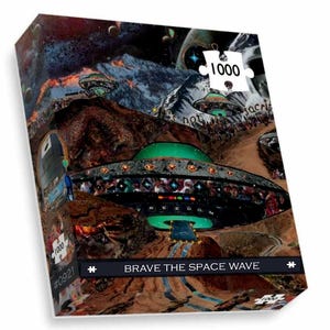 Brave the Space Wave 1000 piece Jigsaw Puzzle Collage Artwork