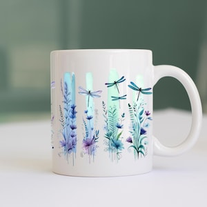 dragonflies png floral watercolor brushstroke png design watercolor dragonfly floral purple teal brushstroke png for shirt png for pillow png for mug brush stroke png svg
