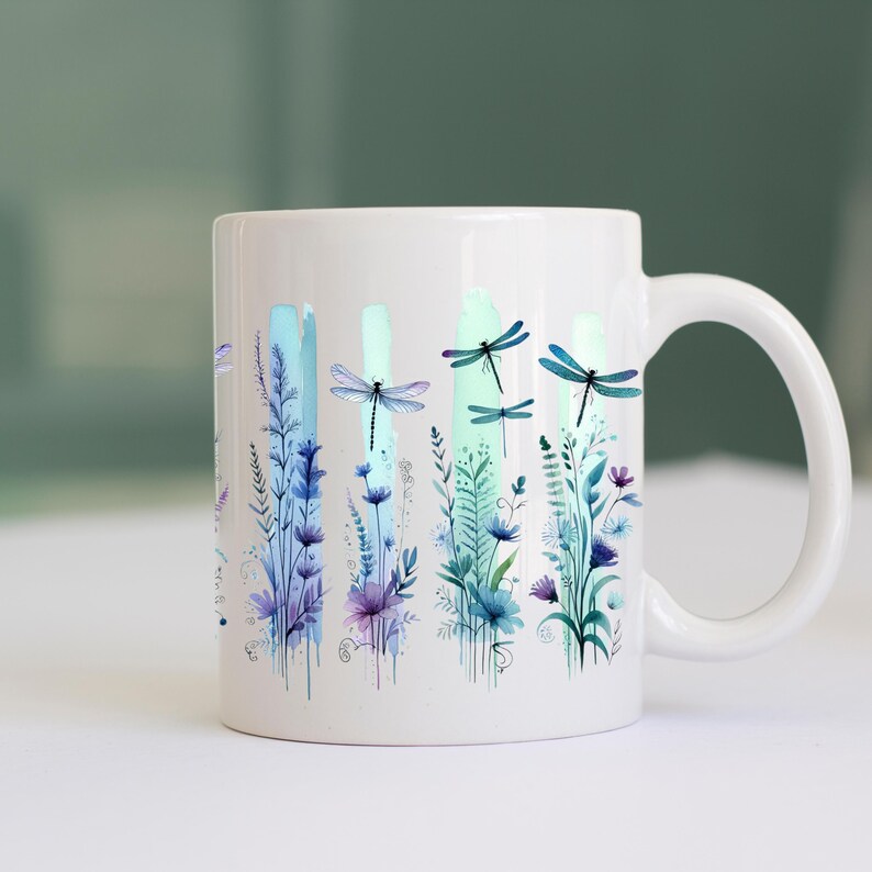dragonflies png floral watercolor brushstroke png design watercolor dragonfly floral purple teal brushstroke png for shirt png for pillow png for mug brush stroke png svg