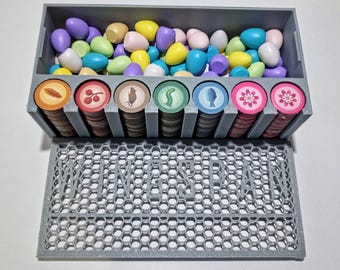 Wingspan Food Tokens Egg Box Token Holder Storage Tray - Board Game Accessories