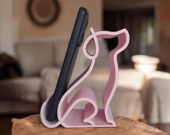 3D Printed Puppy Phone Stand | PLA Dog Cell Phone Holder