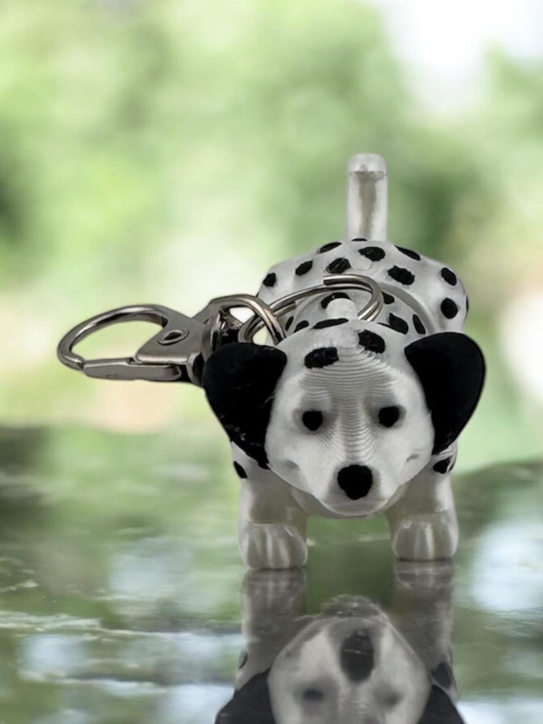 Dalmatian Keychain 3D Printed Dog Keychain Firefighter Gift Pet Lover ...