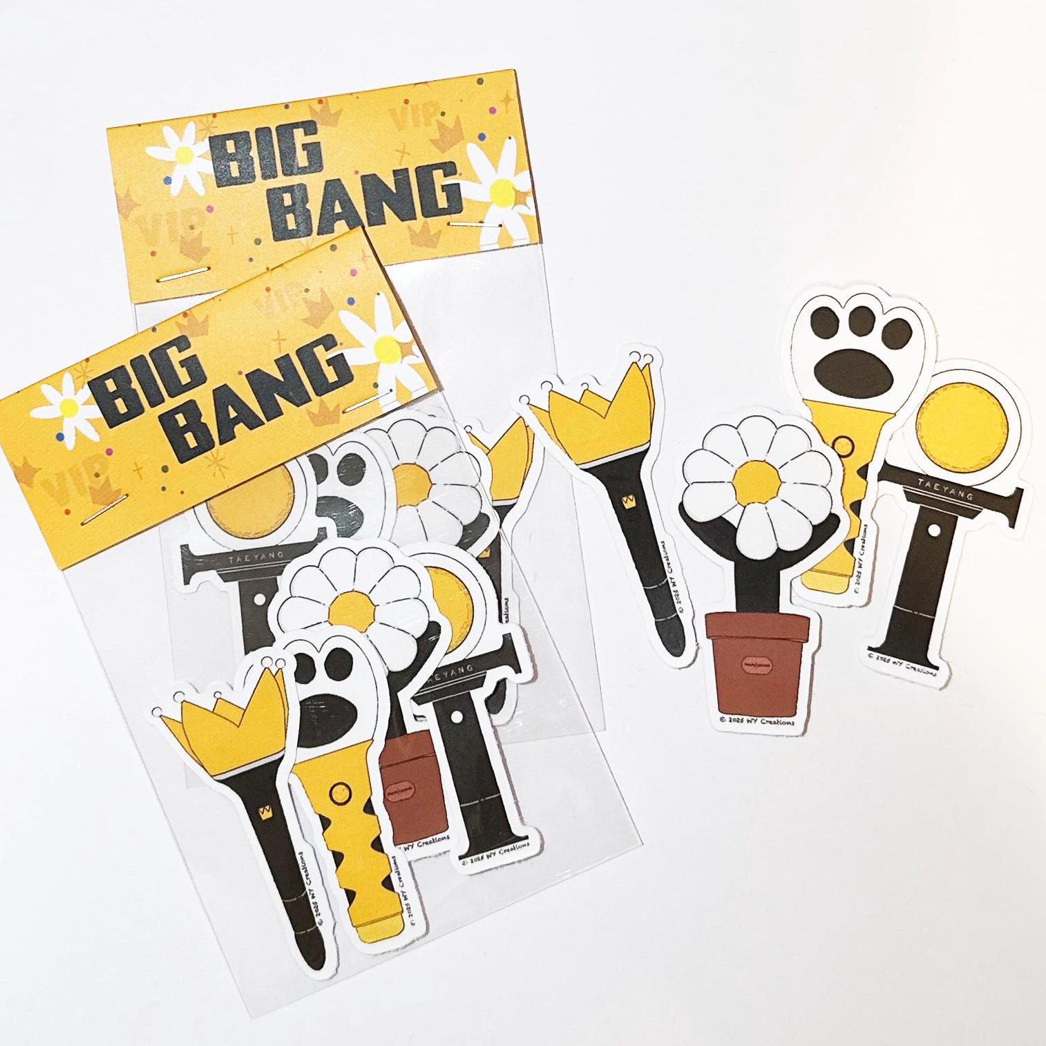 Bigbang Lightsticks Stickers, Gdragon, Cute Planner Stickers, Fun