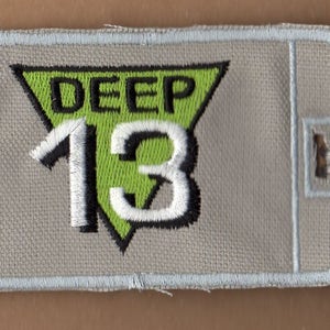 Deep 13 Embroidered Luggage Tag