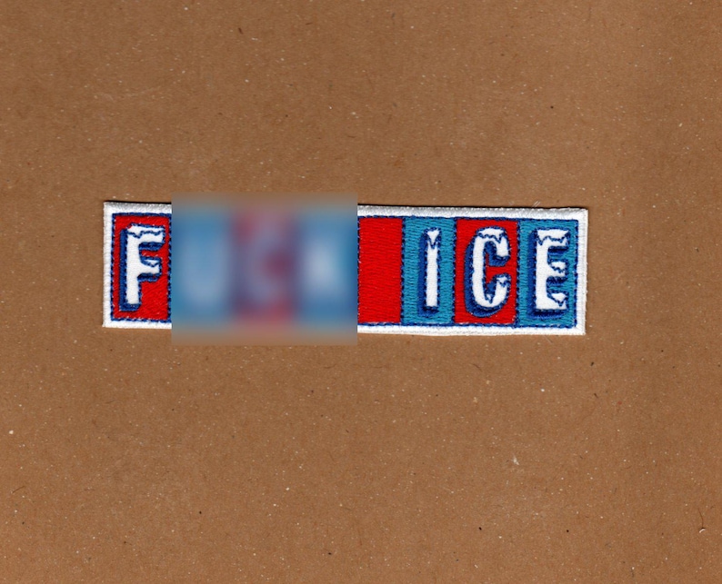 F*** ICE Patch Large 5 Inches