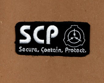 SCP Slogan Aufnäher / Patch