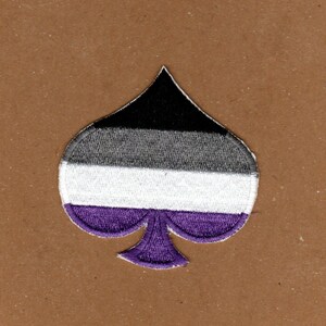 Asexual Flag Patch Spade