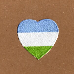 Écusson drapeau genderqueer Heart