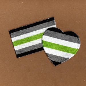 Agender Flag Patch