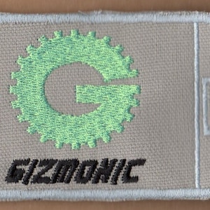 Old School Gizmonic Embroidered Luggage Tag