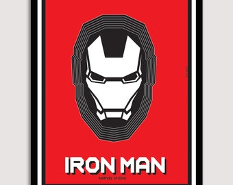 Iron Man Poster Avenger Digital Poster Gift for son Home Decorative Item