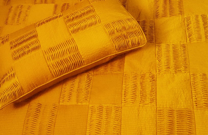 Mustard Yellow Quilt Yellow Decor Bedding King Quilt Vintage Etsy