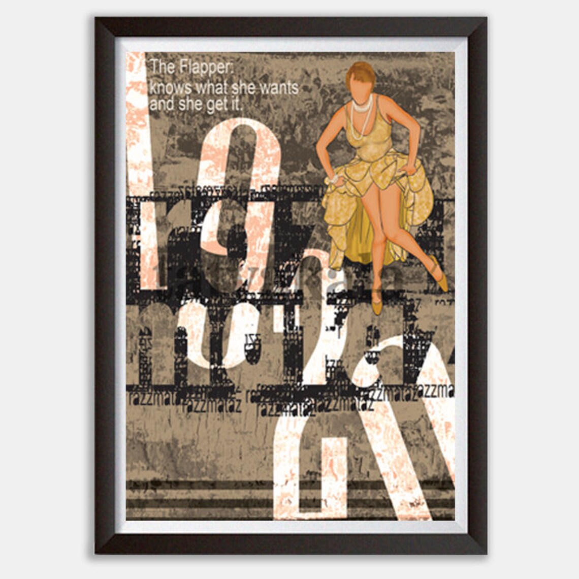 Great Gatsby Art Print Vintage Art Poster Large Wall Art Home Etsy