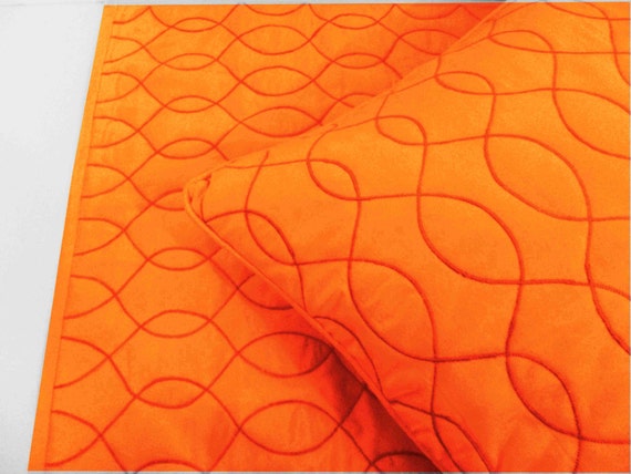 Orange Coverlet King Size Quilt Gift Christmas Etsy