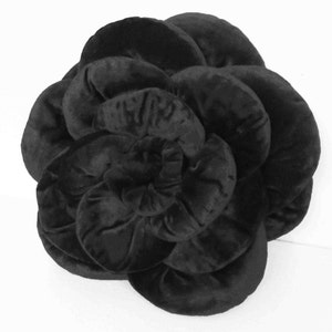black rose pillow-Be A Rose-velvet pillow-Personalization-Gift for Coworkers-handamde--wedding gift-floral-destination wedding-pillow