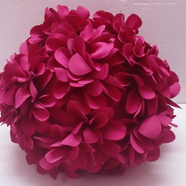 Pink Flower Pillow Etsy