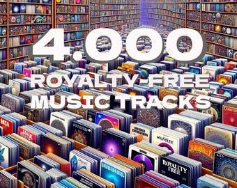クリエイターのための4,000曲のロイヤリティフリー音楽トラックコレクション