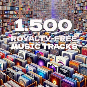 1.500 Royalty-Free Music tracks collection for creator