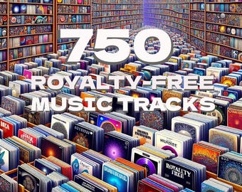 クリエイターのための750曲のロイヤリティフリー音楽トラックコレクション