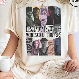 Descendants Zombies Comfort Color Shirt, Descendants Zombies Worlds Collide Tour Oufit, Trending Tee, Disneyland Vacation Trip Gift 2025
