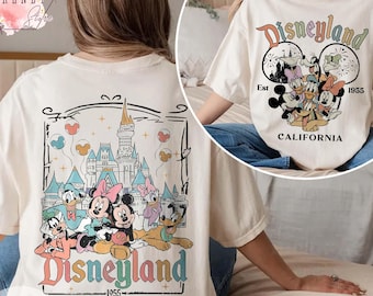 Disneyland California T Shirt, Disneyland Est. 1955 Shirt, Disneyworld Shirt, Mickey And Friends Shirt, Disney Family Trip Shirt