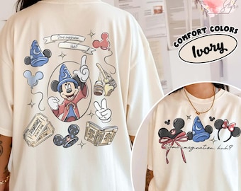 Sudadera Disney Coquette Bow Mickey Hechicero. ¡Menuda imaginación! Camiseta de Mickey de Fantasía de Walt Disney. Camiseta de Mickey de Fantasía. Viaje a Disneyland.