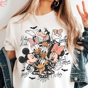 Disney Mickey and Friends Skeleton Shirts, Disneyland Halloween Trip Shirts, Disneyworld Halloween Shirts, Disneyland Spooky Place Shirts