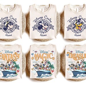 Disney Cruise 2025 Shirt, Personalized Disney Cruise Family Vacation Tee, Disney Fantasy Cruise Matching Shirts, Custom Disney Trip Shirt