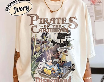 Fluch der Karibik Disneyland Shirt, Micky und Freunde Shirt, Retro Micky Shirt, Disneyland Shirt, Disney Weltreise