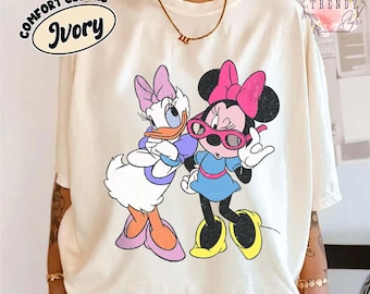 Disney Minnie Daisy Comfort Colors Shirt, Disney Girls Shirt, Disney Besties Shirt, Disneyworld Shirt, Disney Womens Shirt, Disneyland Tee