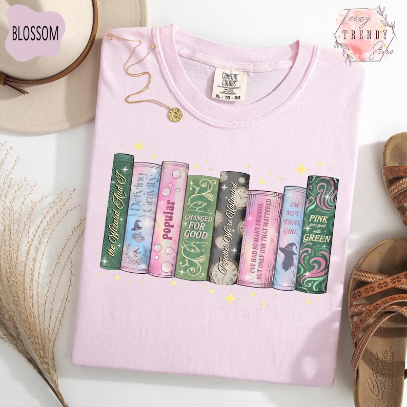 Wicked Musical Book Shirt, Changed for Good Tee, Defying Gravity ...