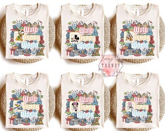 Camiseta retro de Walt Disneyworld, camiseta de Mickey y sus amigos, viaje a Disney 2025, camiseta vintage de Disneyworld, camiseta de vacaciones de Disney