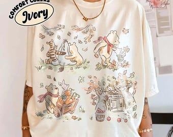 Vintage Winnie The Pooh T-shirt, Cute Pooh Bear shirt, Disney Pooh Shirt, Pooh Bear Shirt, Disney Family Matching Shirt