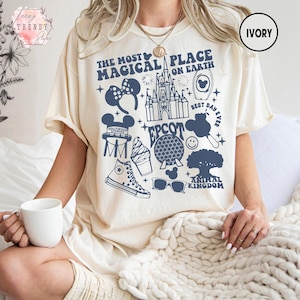 The Most Magical Place On Earth Shirt, Disney World Shirt, Disney Vacation Shirt, Disneyland Shirt, Disney Trip Shirt, Hollywood Studios Tee