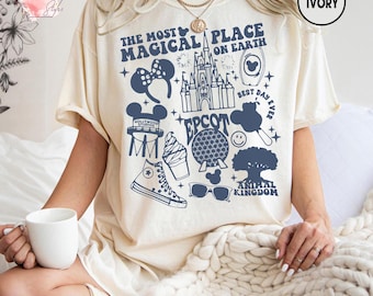 The Most Magical Place On Earth Shirt, Disney World Shirt, Disney Vacation Shirt, Disneyland Shirt, Disney Trip Shirt, Hollywood Studios Tee