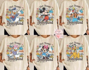 Personalisierte Disney Geburtstag Shirt, Disney Geburtstag Junge Mädchen, Disney Birthday Squad, Mickey & Friends Geburtstag Shirt, Disney Familie Shirt