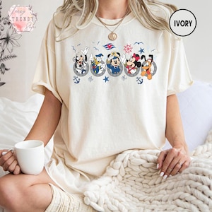 Comfort Colors® Disney Mickey And Co Cruise Shirt Mickey And Minnie Cruising Tshirt Disney Vacation, Disney Cruise, Family Matching Tee